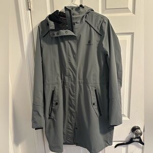 Cavallo nadima mid length raincoat